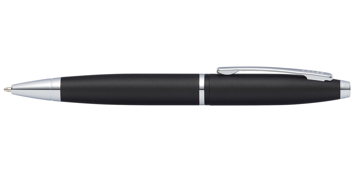 Calais Ballpoint Pen by A.T. Cross, matte black finish with silver trim and clip on Tampa Home & Garden Store
