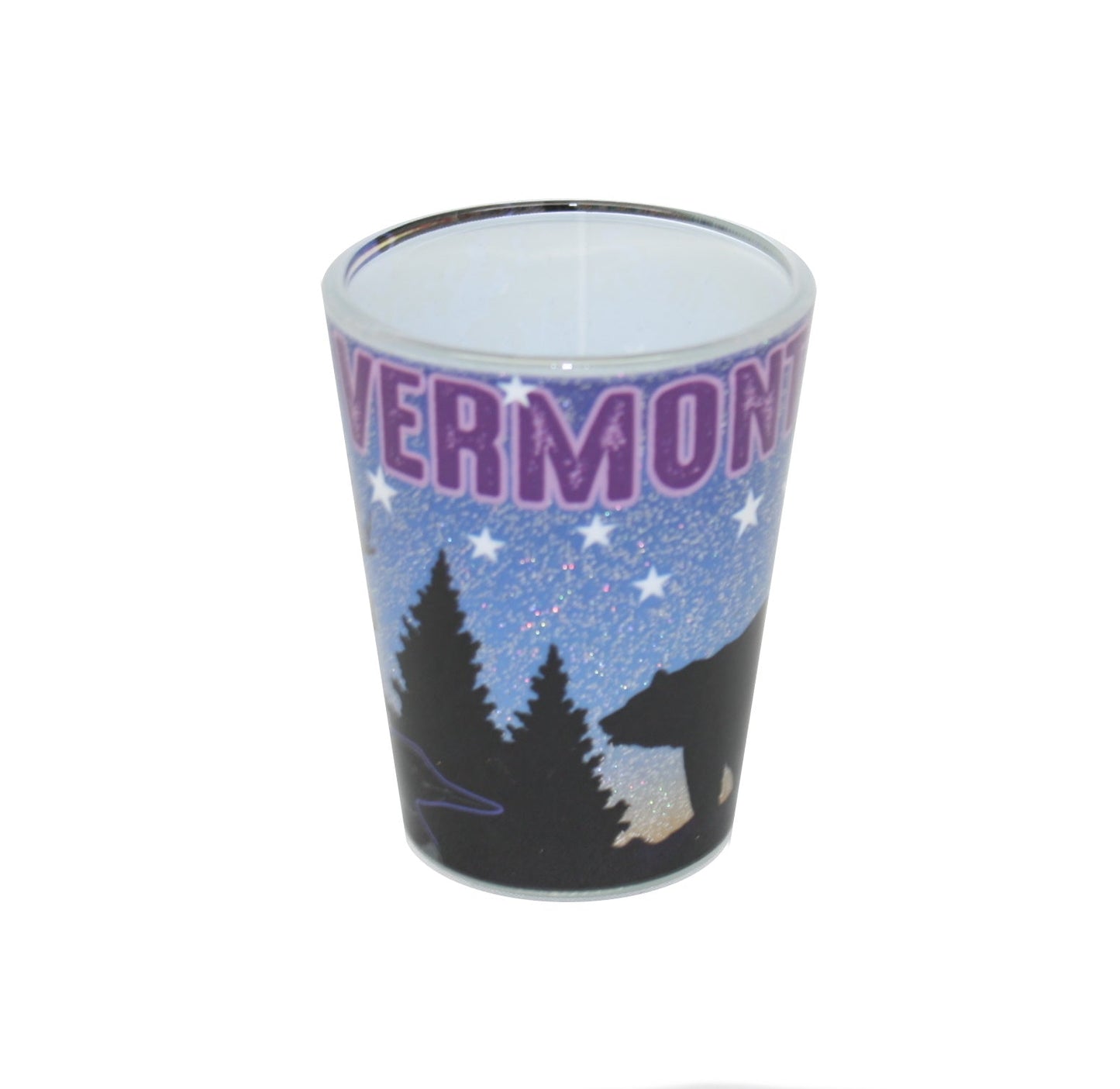 Vermont Night Time Shot Glass