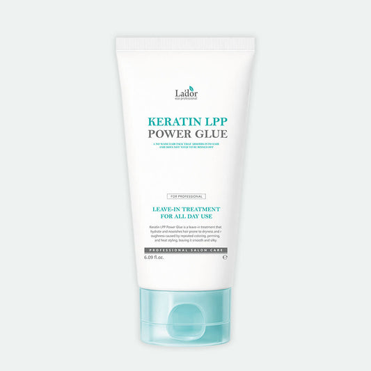 LADOR Keratin LPP Power Glue hair essence tube with turquoise cap, 180g Seoulia brand on Tampa Home & Garden Store