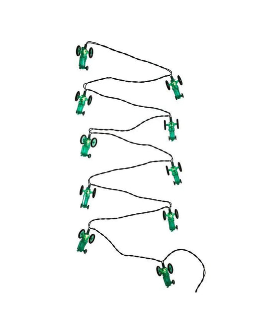 Green Tractor Novelty Light Set - 9 Feet - Tampa Home & Garden Store