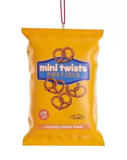 Snack Bag Ornaments - Mini Pretzel - Tampa Home & Garden Store