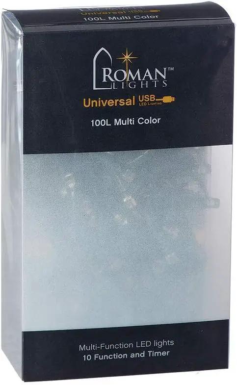USB powered 100 LED (26 foot) Green Wire Multifunction Lights with Timer - Multicolor - Tampa Home & Garden Store