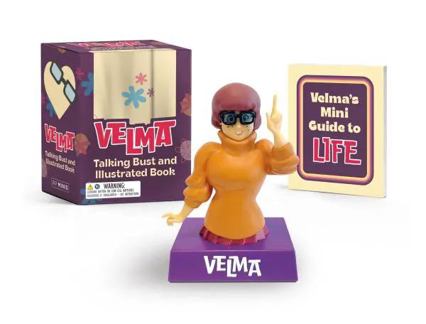 Velma Talking Bust with Illustrated Book set, orange top, by Country Christmas Loft on Tampa Home & Garden Store