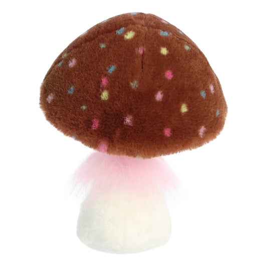 Fungi Friends plush 9 Inch Chocolate Cupcake mushroom cap with colorful sprinkles on Tampa Home & Garden Store