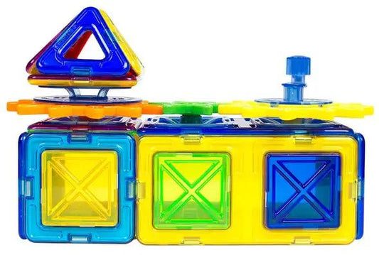 Magformers Magnets In Motion 32 Piece Gear Set colorful magnetic construction blocks on Tampa Home & Garden Store