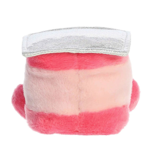 Yona Yogurt Palm Pal Plush Toy for Kids pink plush with silver trim on Tampa Home & Garden Store