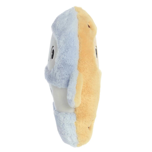 FlipOvers Plush Milk & Cookies 11 Inch Duo blue and tan plush on Tampa Home & Garden Store