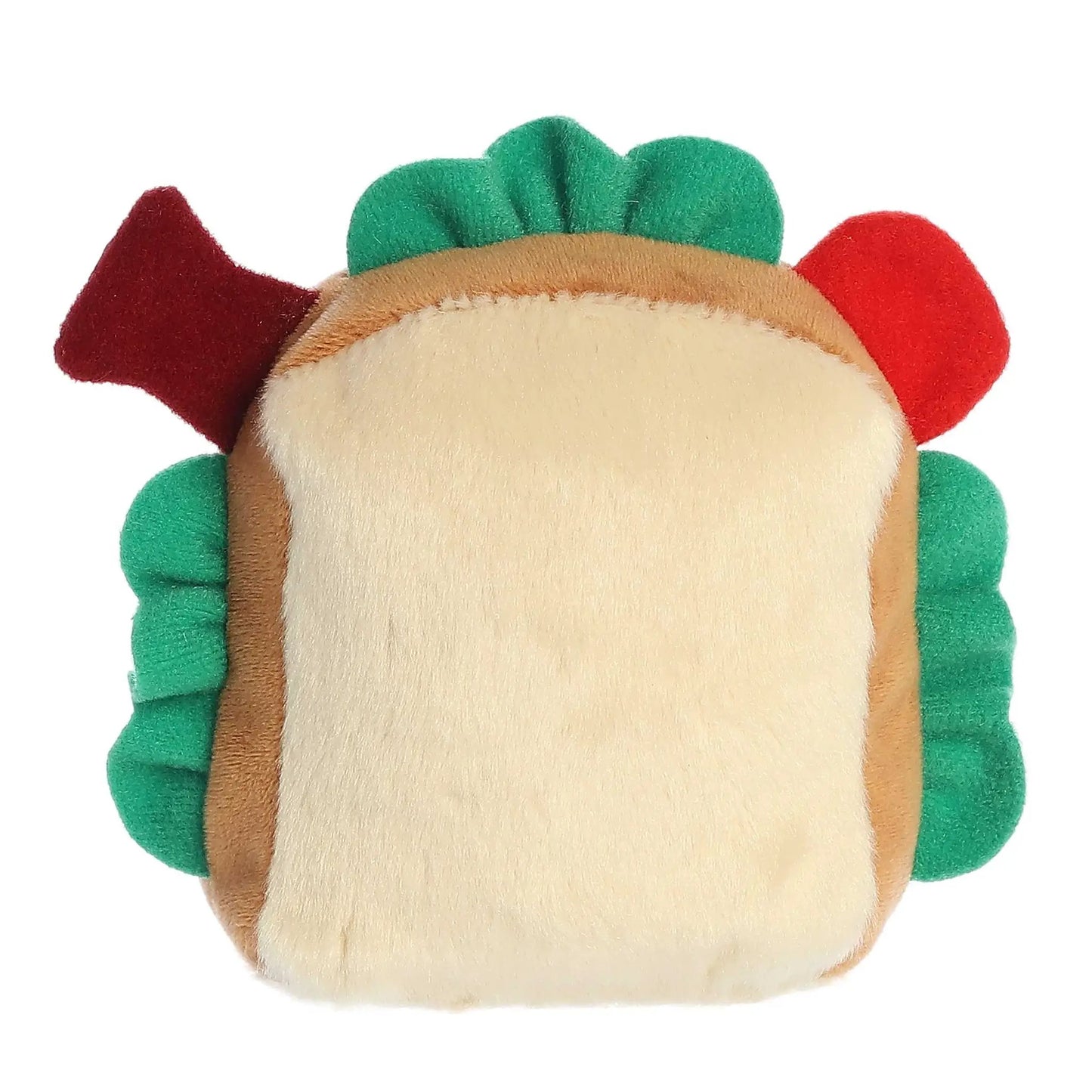 Tomás BLT Palm Pal plush toy with beige body, green tuft and red ears on Tampa Home & Garden Store