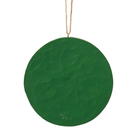 Highland Glen Red Truck Disc Ornament - Tampa Home & Garden Store