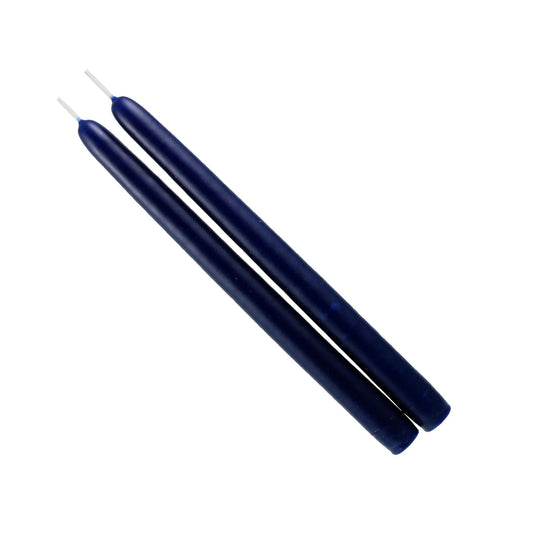 Mole Hollow Taper Pair cobalt blue taper candles, 2 pcs on Tampa Home & Garden Store