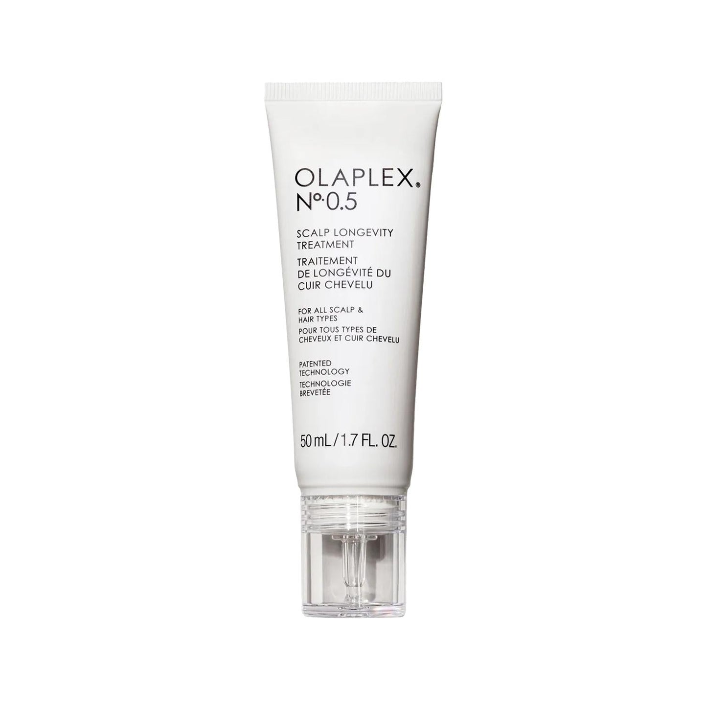 Olaplex No. 0.5 Scalp Longevity Treatment hair mask tube, white with black text, 50 ml on Tampa Home & Garden Store