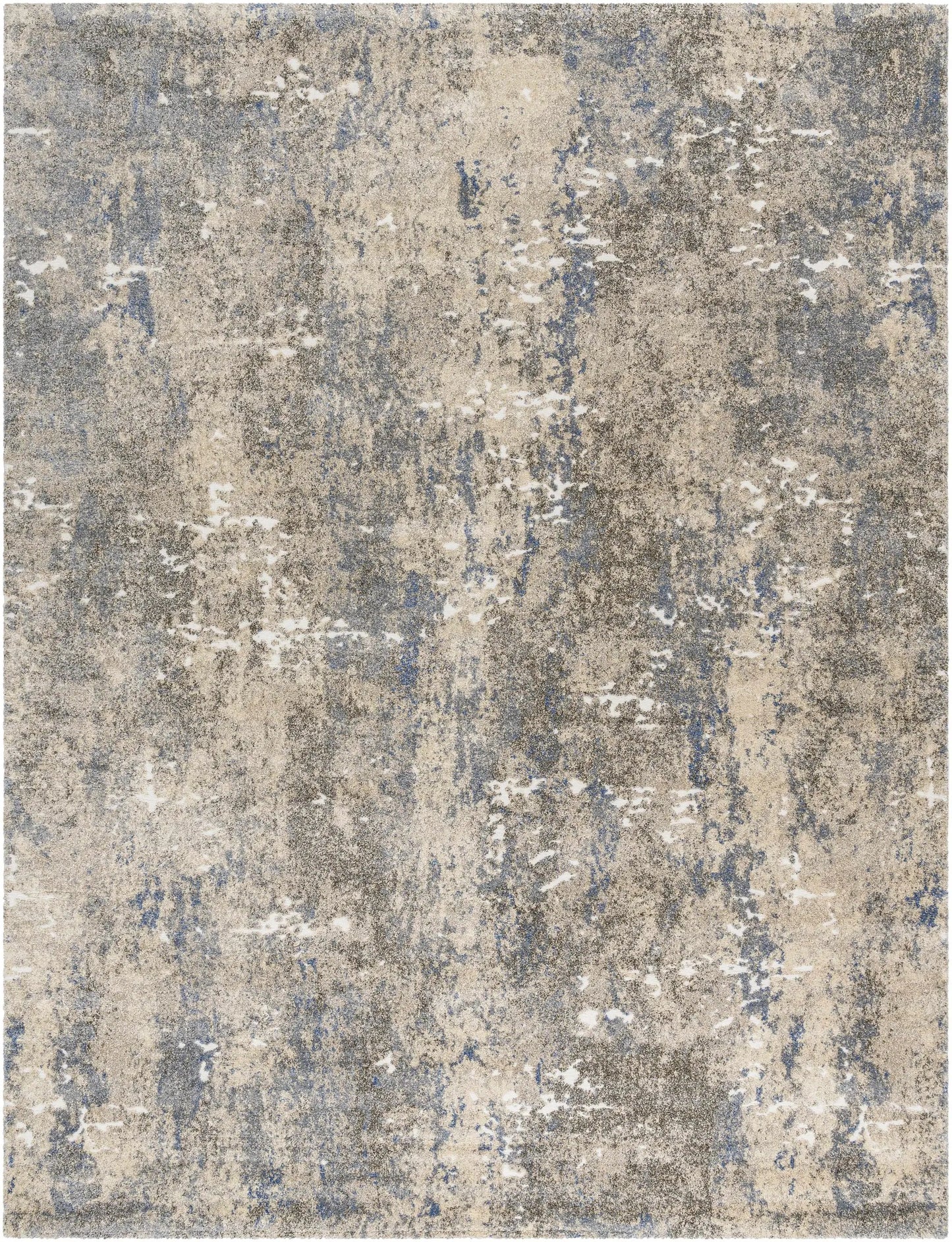 Matewan Thick Luxe Rug Ivory and Denim by Boutique Rugs on Tampa Home & Garden Store