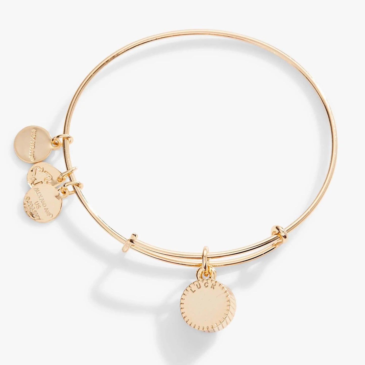 May Birthstone Charm Bangle bracelet with engraved discs Alex and Ani on Tampa Home & Garden Store