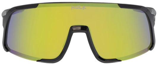 Hulk® HK4 Series Black Frame Safety Glasses Polarized Gold Mirror Lens MAX3® Scratch Resistant Coated - Tampa Home & Garden Store