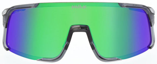 Hulk® HK4 Series Crystal Gray Frame Safety Glasses Polarized Green Mirror Lens MAX3® Scratch Resistant Coating - Tampa Home & Garden Store