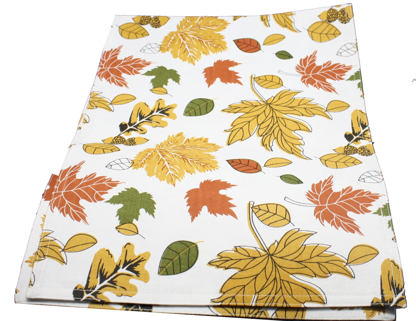 Caminos de mesa con estampado de hojas otoñales - 36 pulgadas