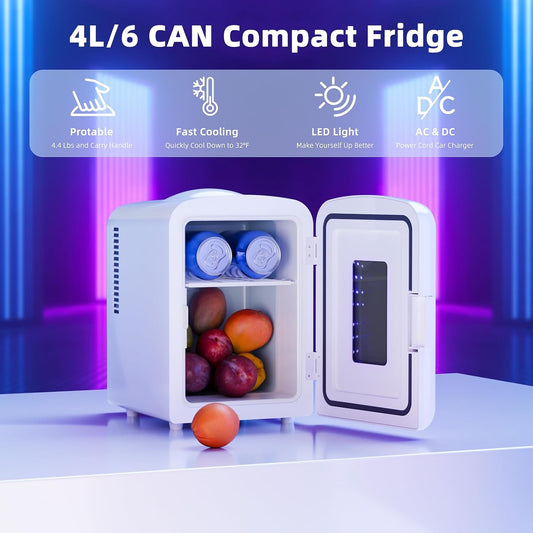 Mini réfrigérateur compact avec éclairage gaming F3404L