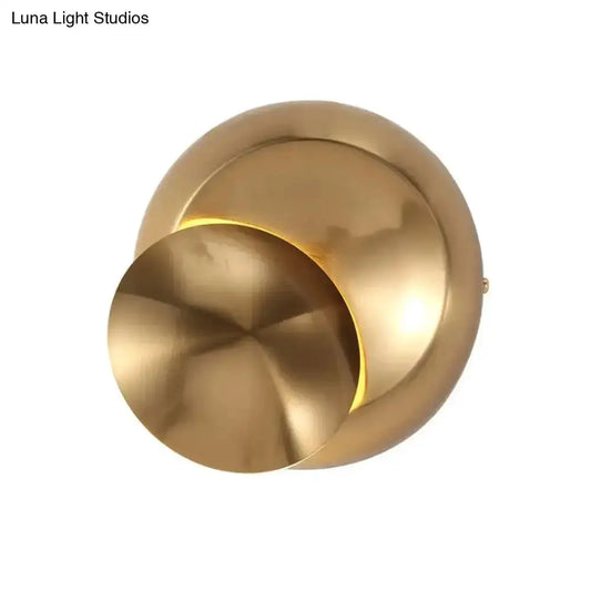 Moon-shaped brass wall sconce Decorbites bedroom lighting on Tampa Home & Garden Store