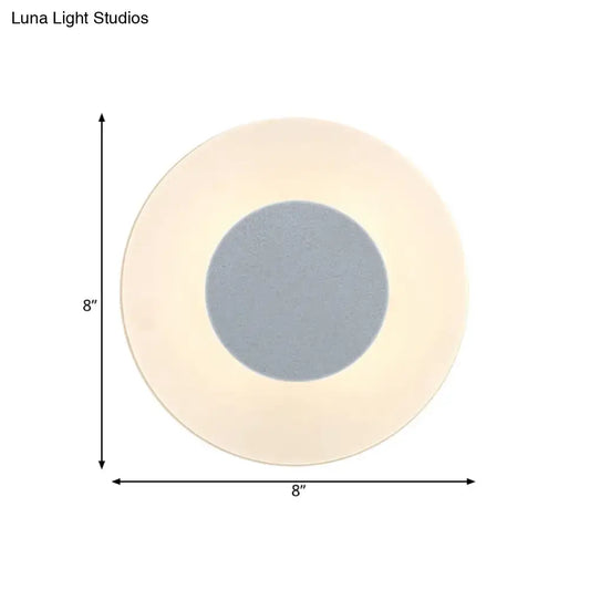 Ultra Thin Acrylic LED Wall Sconce in Warm/White/Natural Light - Minimalist Design - Tampa Home & Garden Store