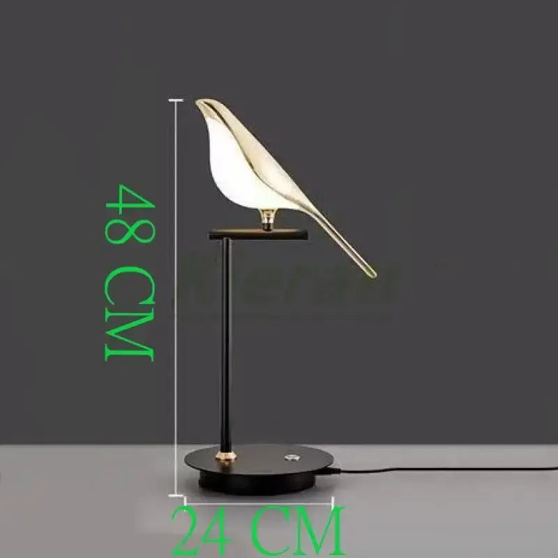Crow LED Floor Lamp in Nordic Minimalist Style
