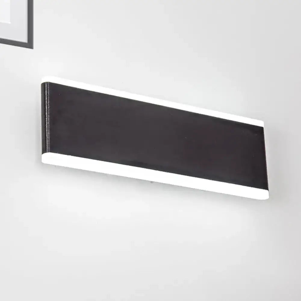 Black industrial 4.5-inch cast iron wall sconce with white end caps by Decorbites on Tampa Home & Garden Store