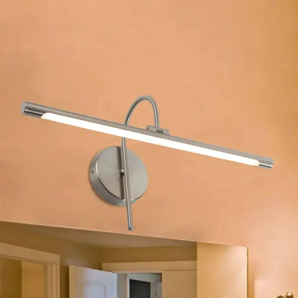 Modern Black Nickel Led Wall Lamp with Shade