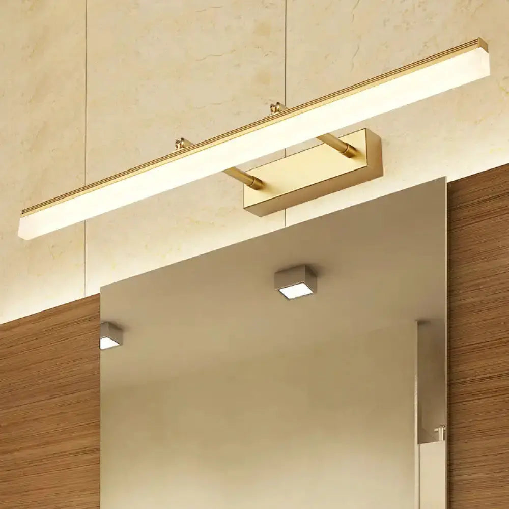 Black Retractable Vanity Sconce Light Bathroom