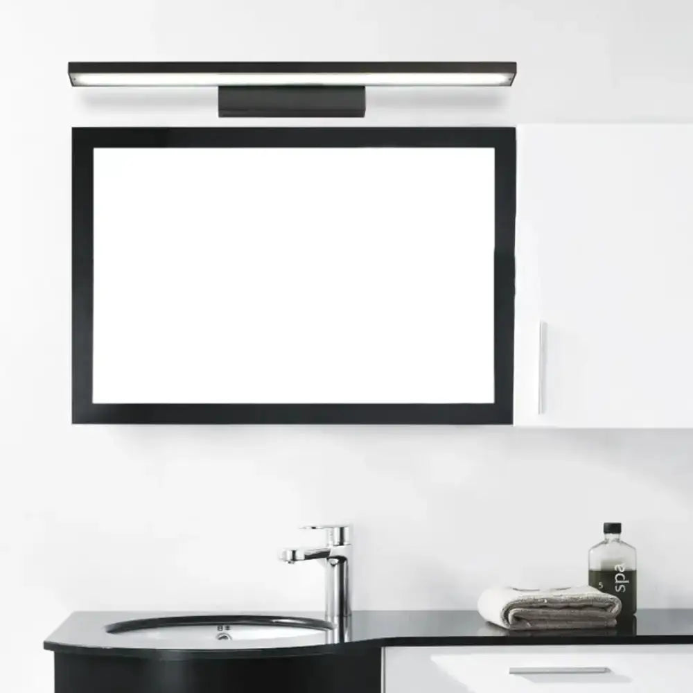 Modern Black and White LED Vanity Lamp for Bath
