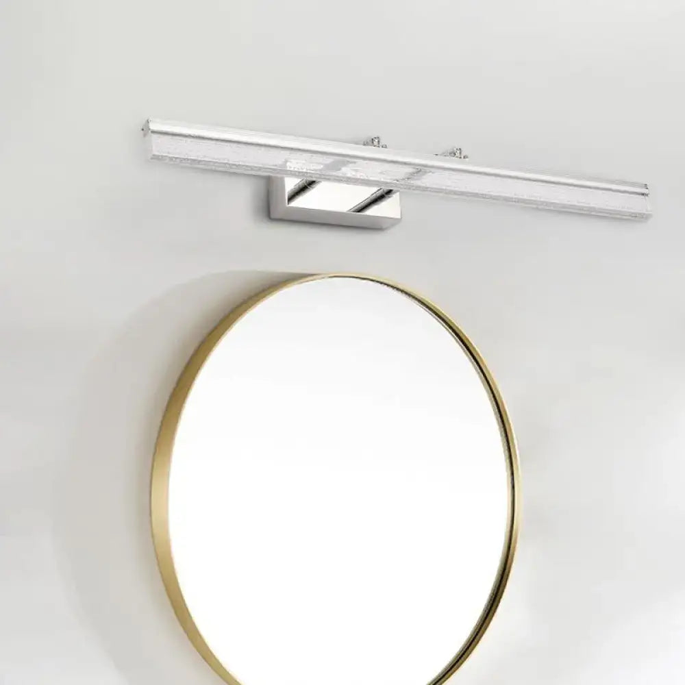 Chrome linear shower light by Decorbites, LED bathroom vanity bar fixture on Tampa Home & Garden Store