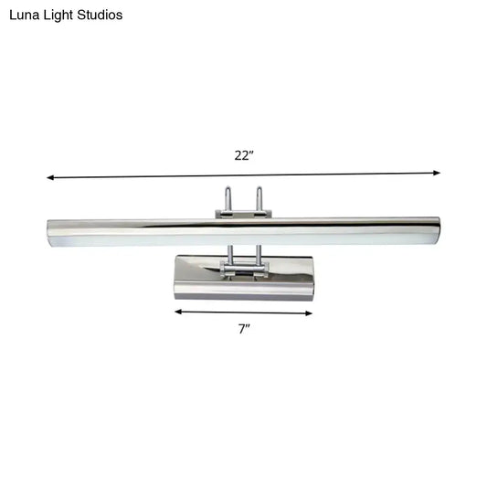 16"/22" LED Bathroom Vanity Mirror Light with Aluminum Frame - Modern Style, White/Warm Lighting - Tampa Home & Garden Store