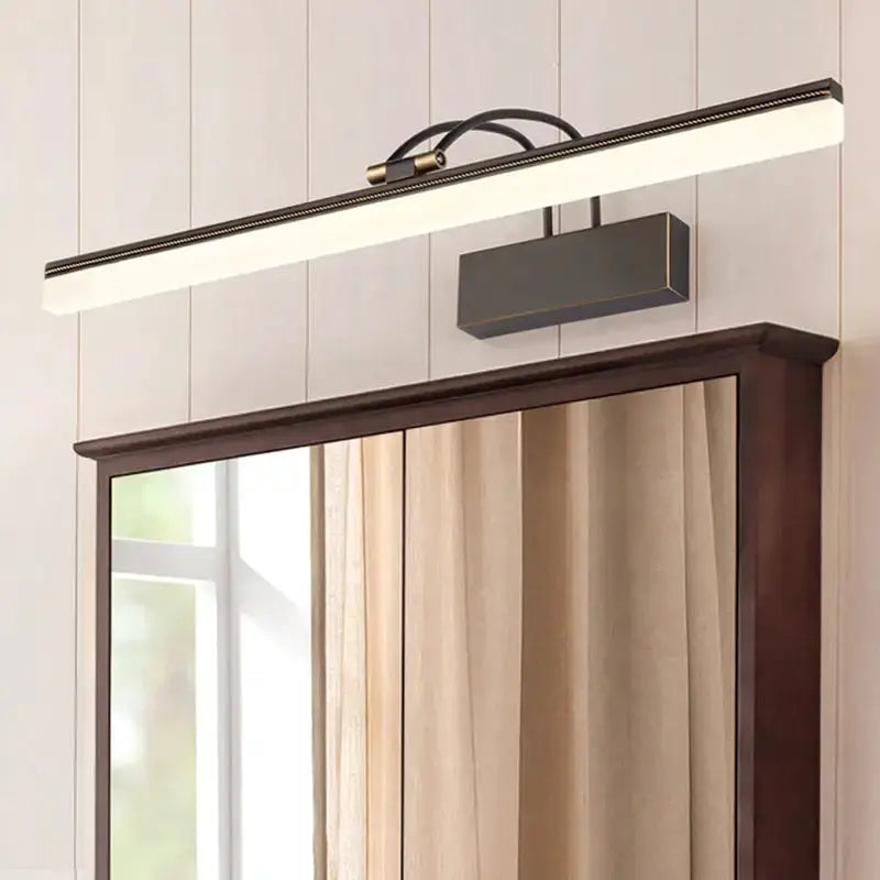 Modern dark bronze LED wall vanity fixture by Decorbites for bathroom mirror on Tampa Home & Garden Store