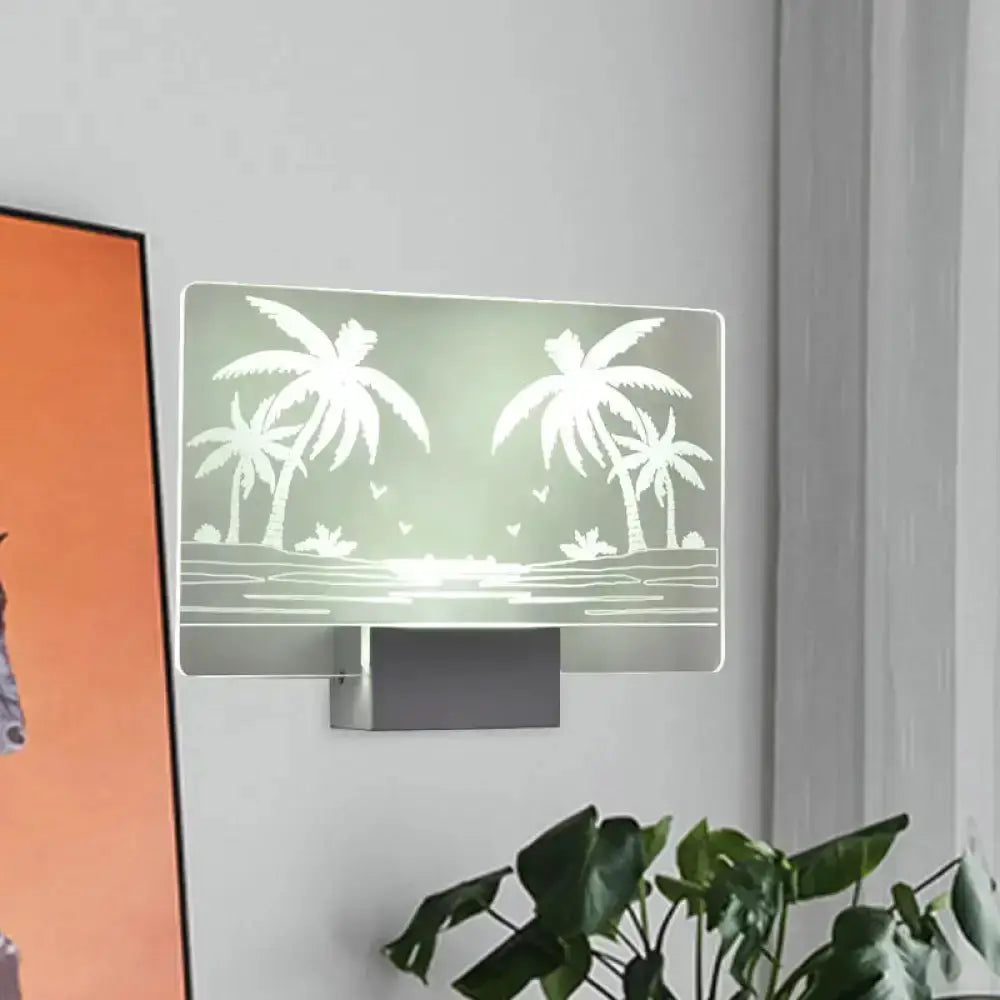 Elk Forest Wall Lamp for Bedroom Lighting