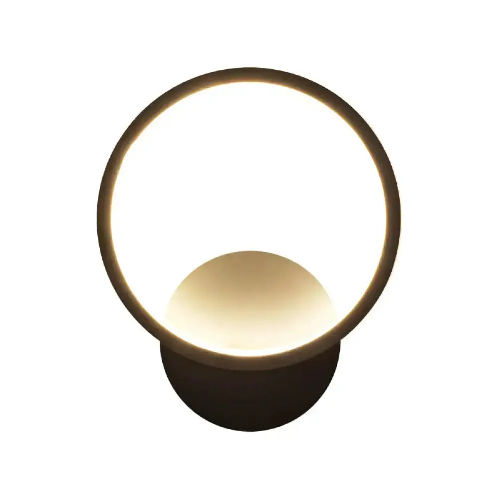 Modern White Square Bedside Wall Lamp for Bedroom