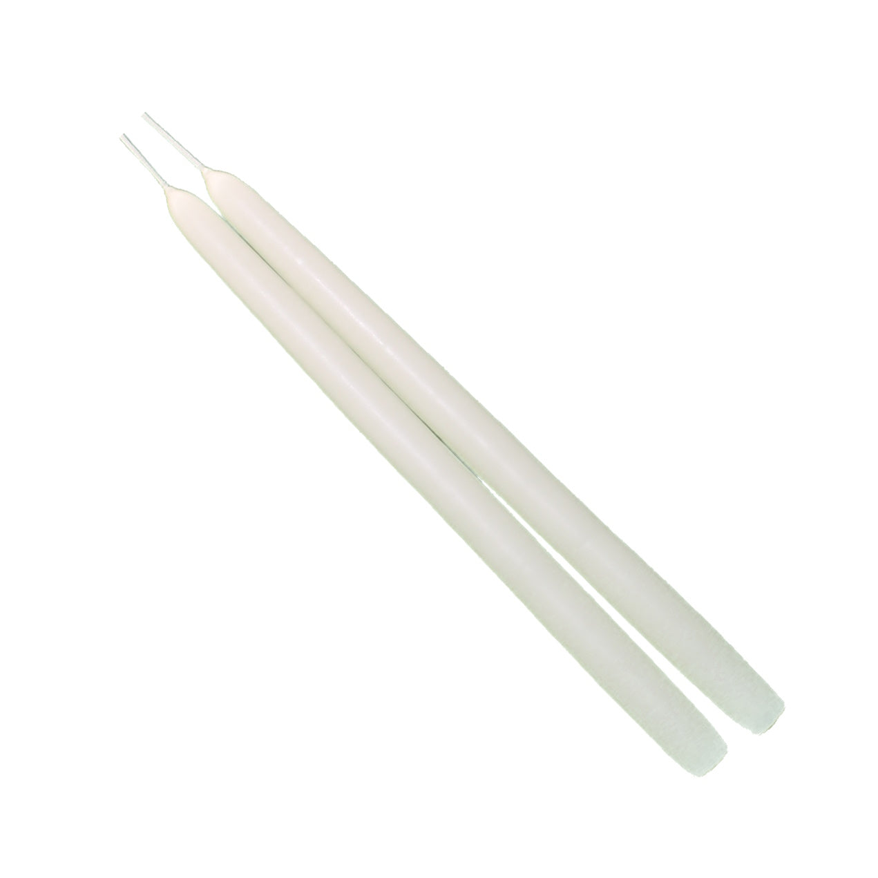 Par de conos huecos de topo (blanco concha) -