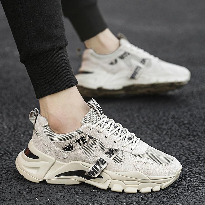 Men Breathable Mesh Casual Sneakers For Walking