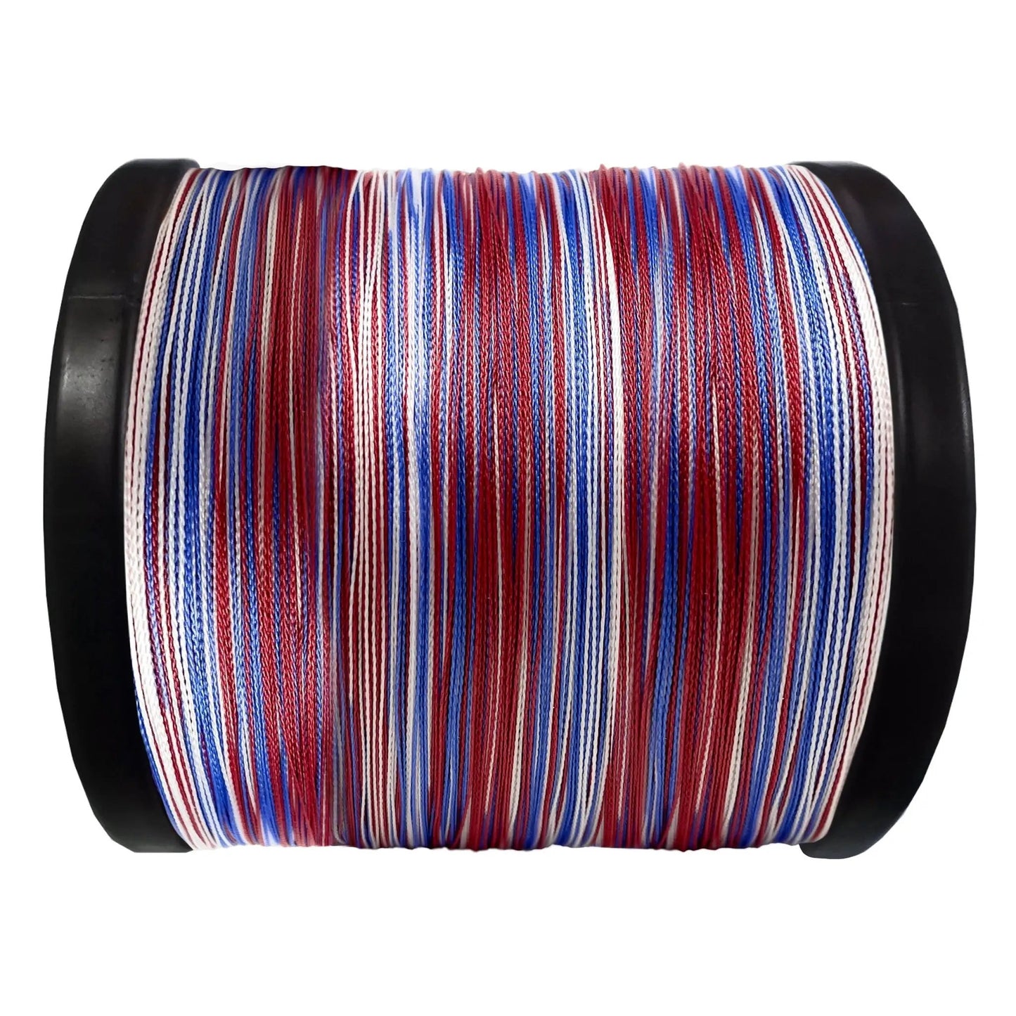Reaction Tackle braided fishing line USA camo spool with red white blue stripes on Tampa Home & Garden Store