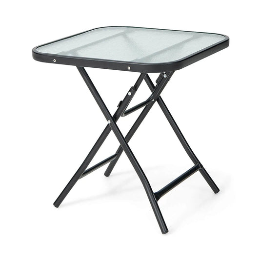 18 Inch Square Patio Bistro Table with Rustproof Frame - Tampa Home & Garden Store