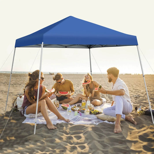 10x10 ft blue outdoor instant pop up canopy with bag by DirectDeals on Tampa Home & Garden Store