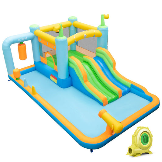 Inflatable Water Slide for Kids Aged 3-10 Years with 735W Blower - Tampa Home & Garden Store
