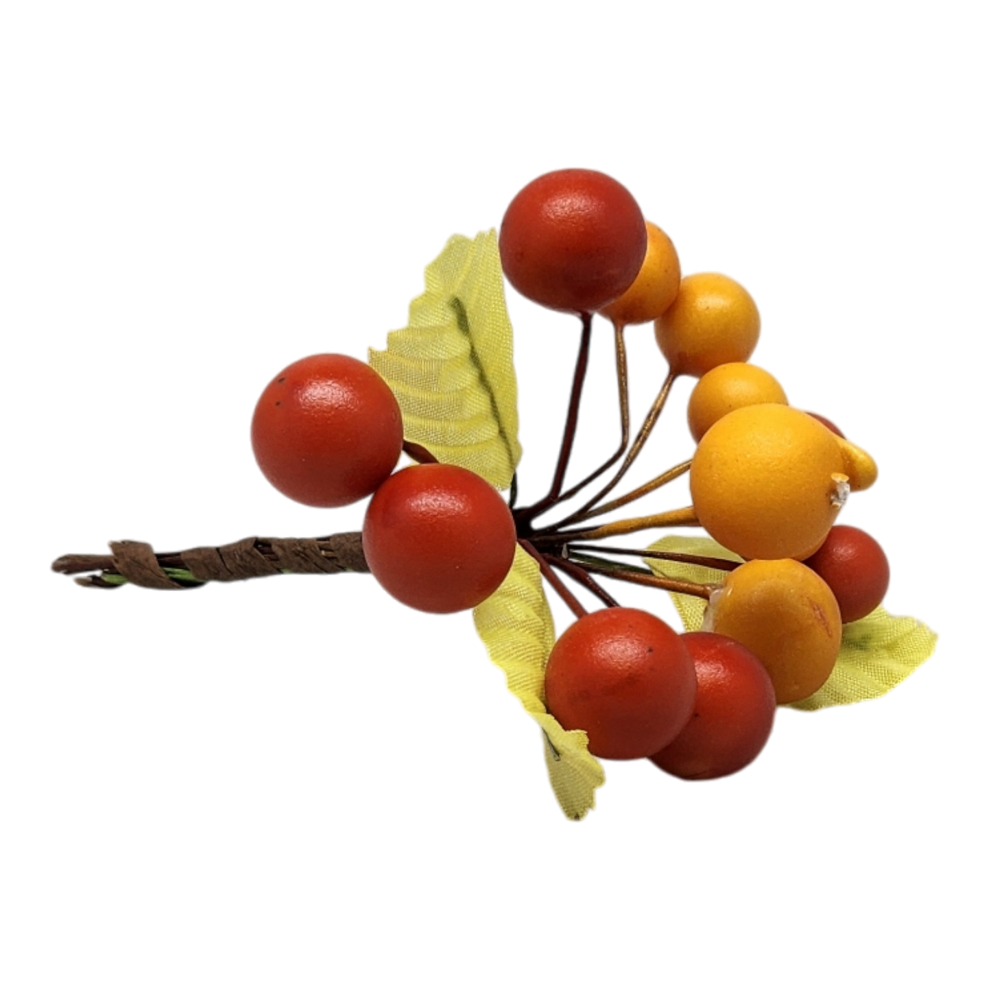 Racimo de uvas de 5 pulgadas, rojo y amarillo