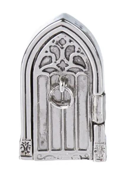Faith Unlocks the Door Charm pendant silver arch ring Country Christmas Loft on Tampa Home & Garden Store