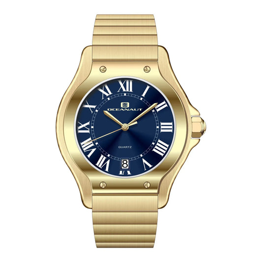 Oceanaut women's Rayonner watch gold-tone bracelet blue dial on Tampa Home & Garden Store