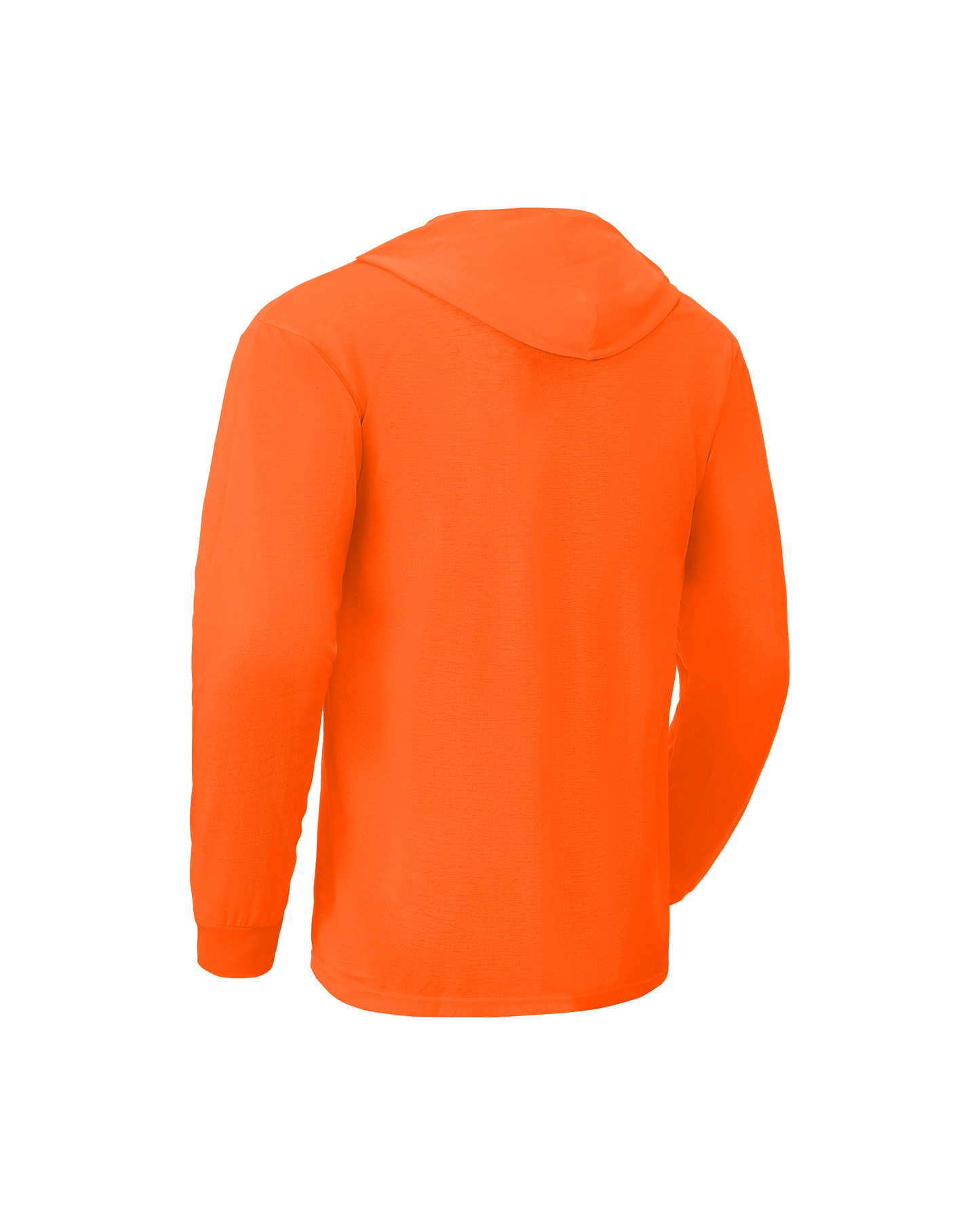 Ideal Club High Visibility Cotton Orange Hoodie lightweight hoodie by Kiwi, back view on Tampa Home & Garden Store