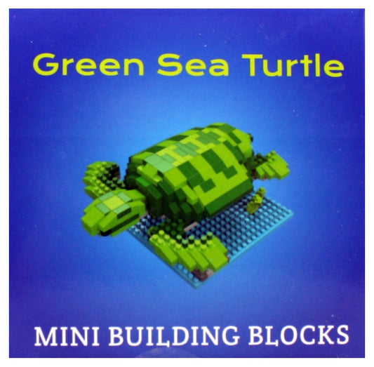 Mini bloques de construcción - Tortuga verde