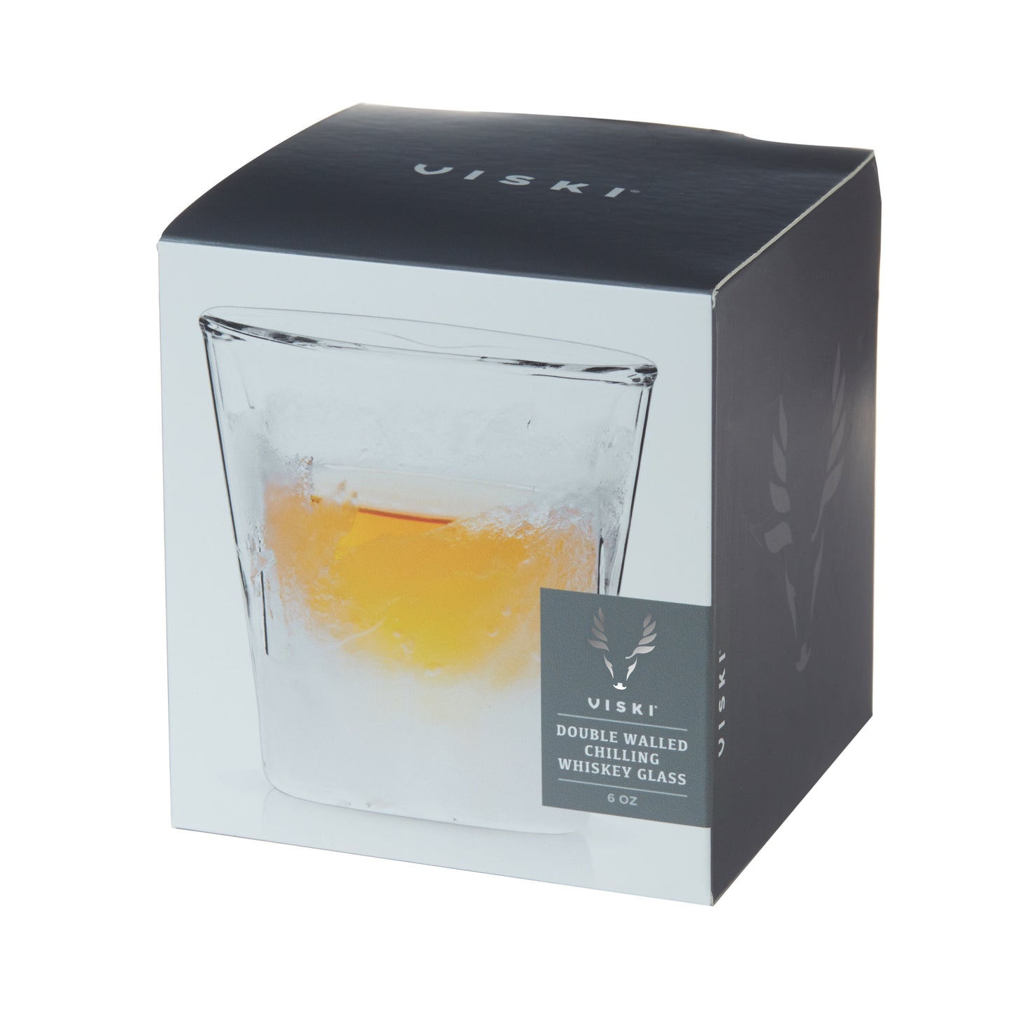 Double Wall Whiskey Glass with Cooling Gel
