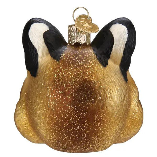 Bobcat Head Glass Ornament - Tampa Home & Garden Store