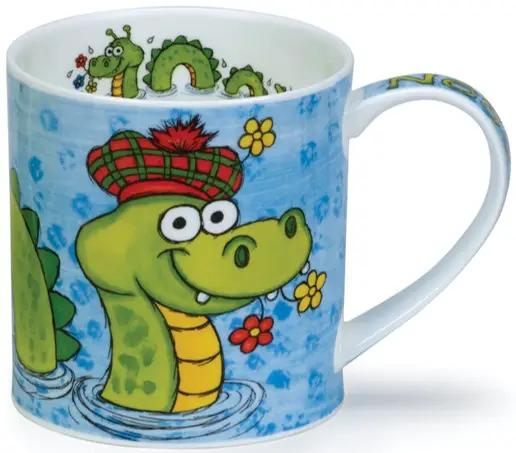 Nessie Fine Bone China Mug blue dragon print, Ornkey Style by Dunoon on Tampa Home & Garden Store