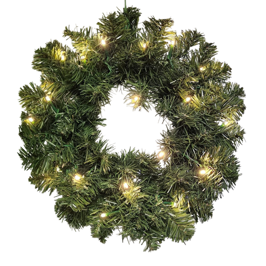 Imperial Wreath - 14 Inch - LED Lighted - Tampa Home & Garden Store