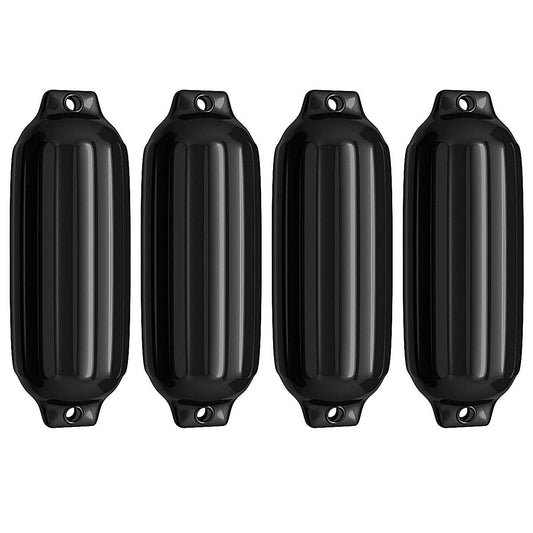 4 Ribbed Marine 8.5" x 27" Boat Fender Vinyl Bumper - Tampa Home & Garden Store