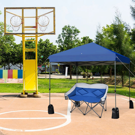 GemGear 8x8 outdoor pop-up canopy tent blue with roller bag on Tampa Home & Garden Store